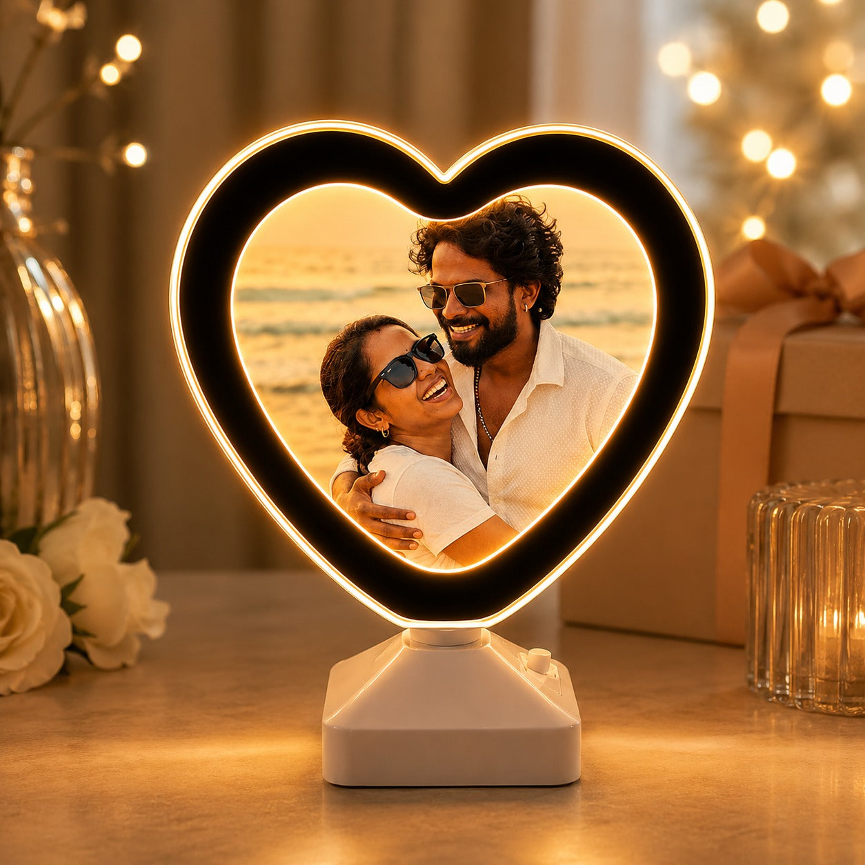 (G-038) Small Magic Mirror Frame with LED Light | Vanity Makeup Mirror