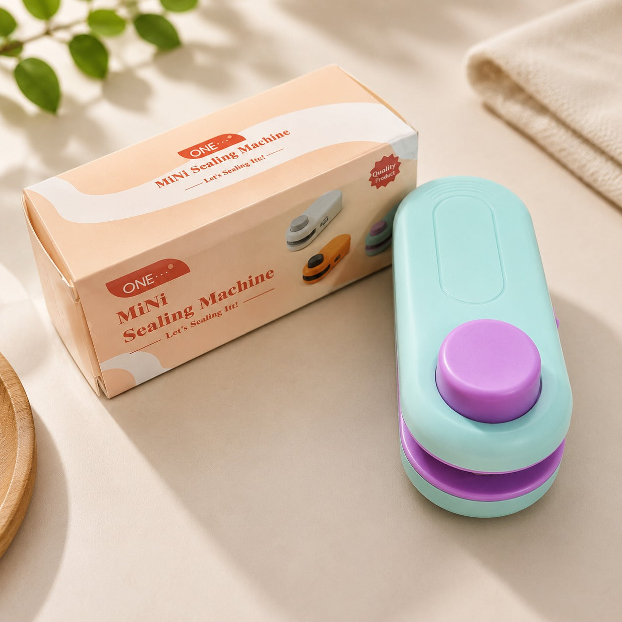 (HL-001) (MOQ: 4 Pcs) Portable Mini Bag Sealer – Battery Operated Heat Sealer