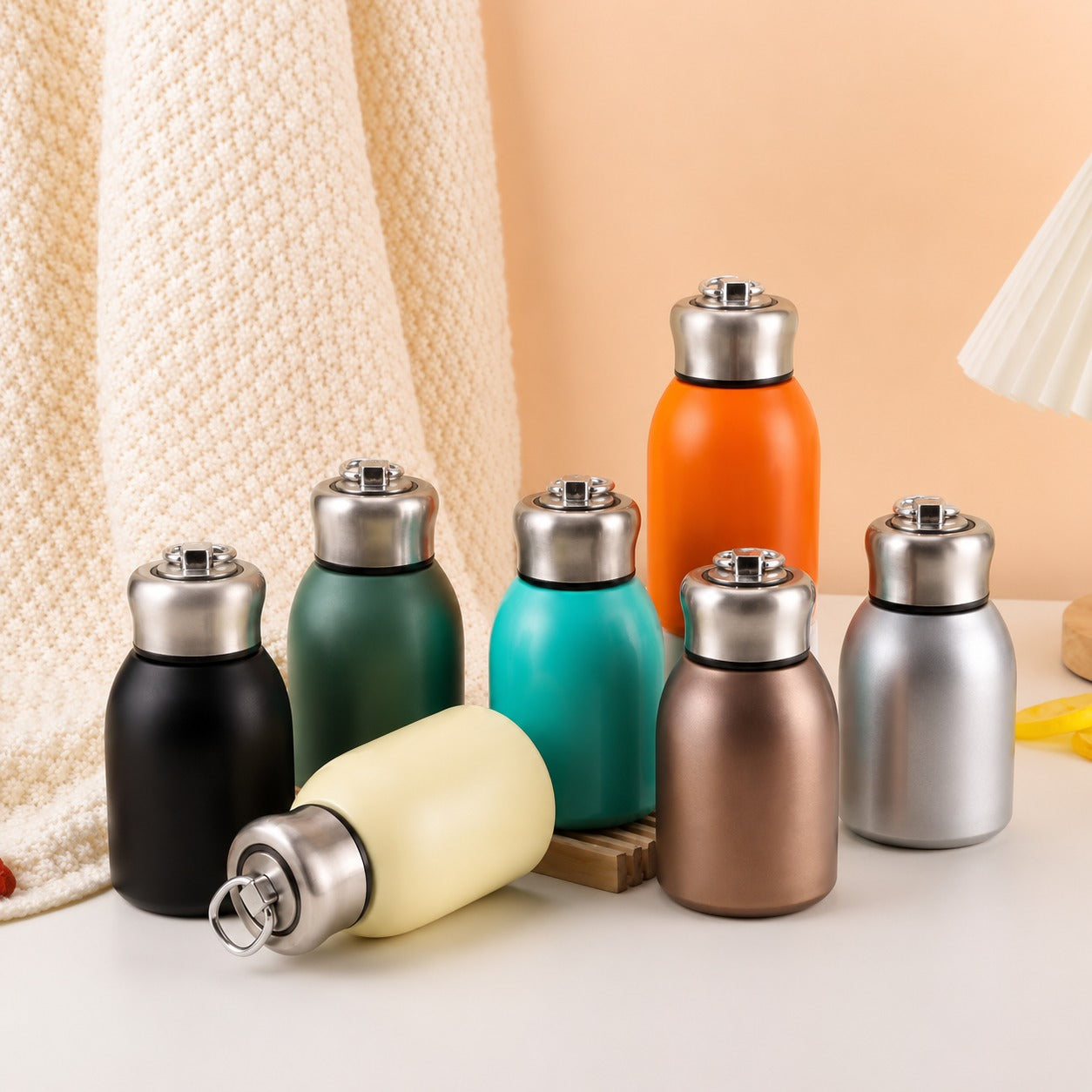 (B-025) Mini Insulated Flask 300ML– Compact Hot & Cold Bottle