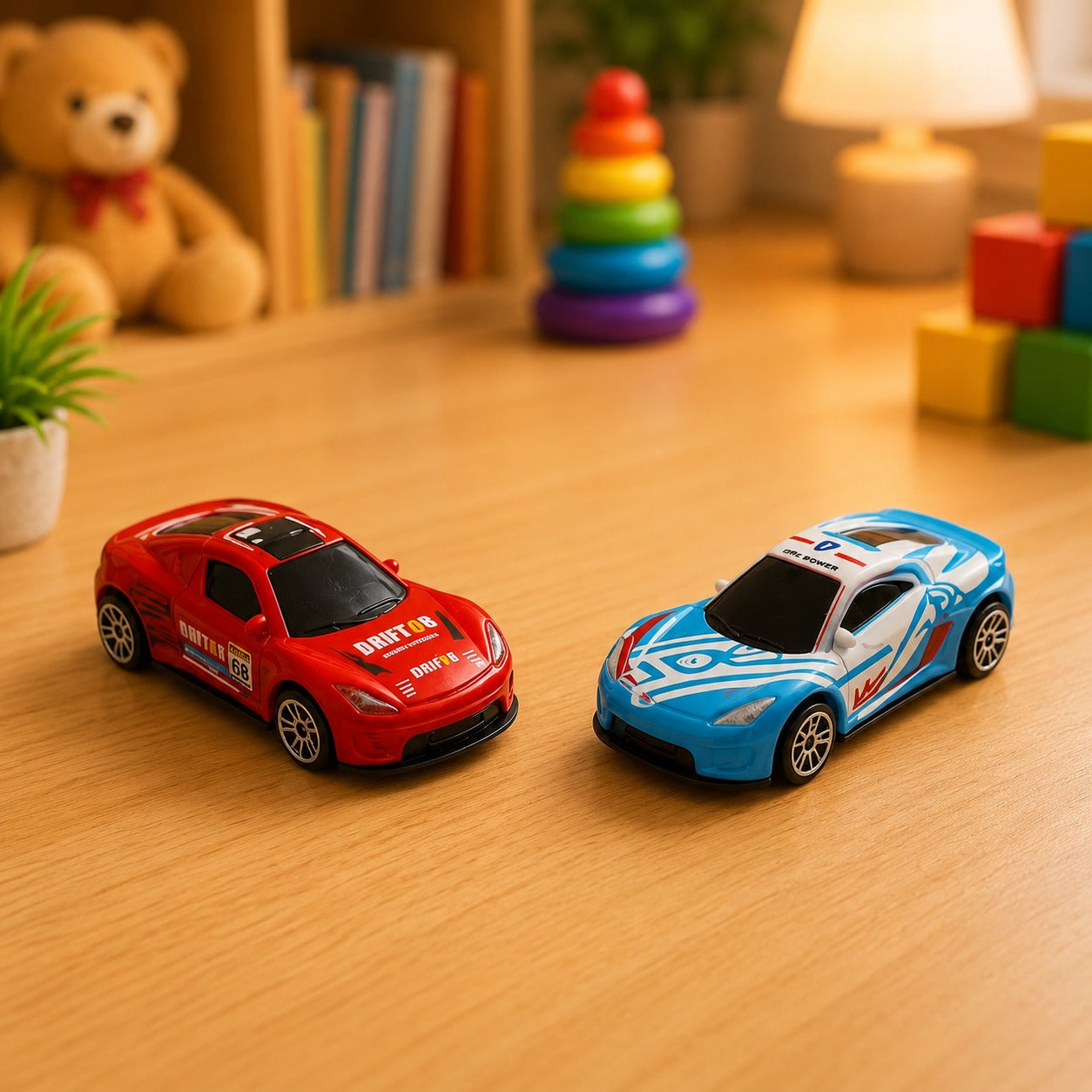 (T-017) Unbreakable Racing Mini Car Toy Set for Kids (1 Pack - 12 Pcs)