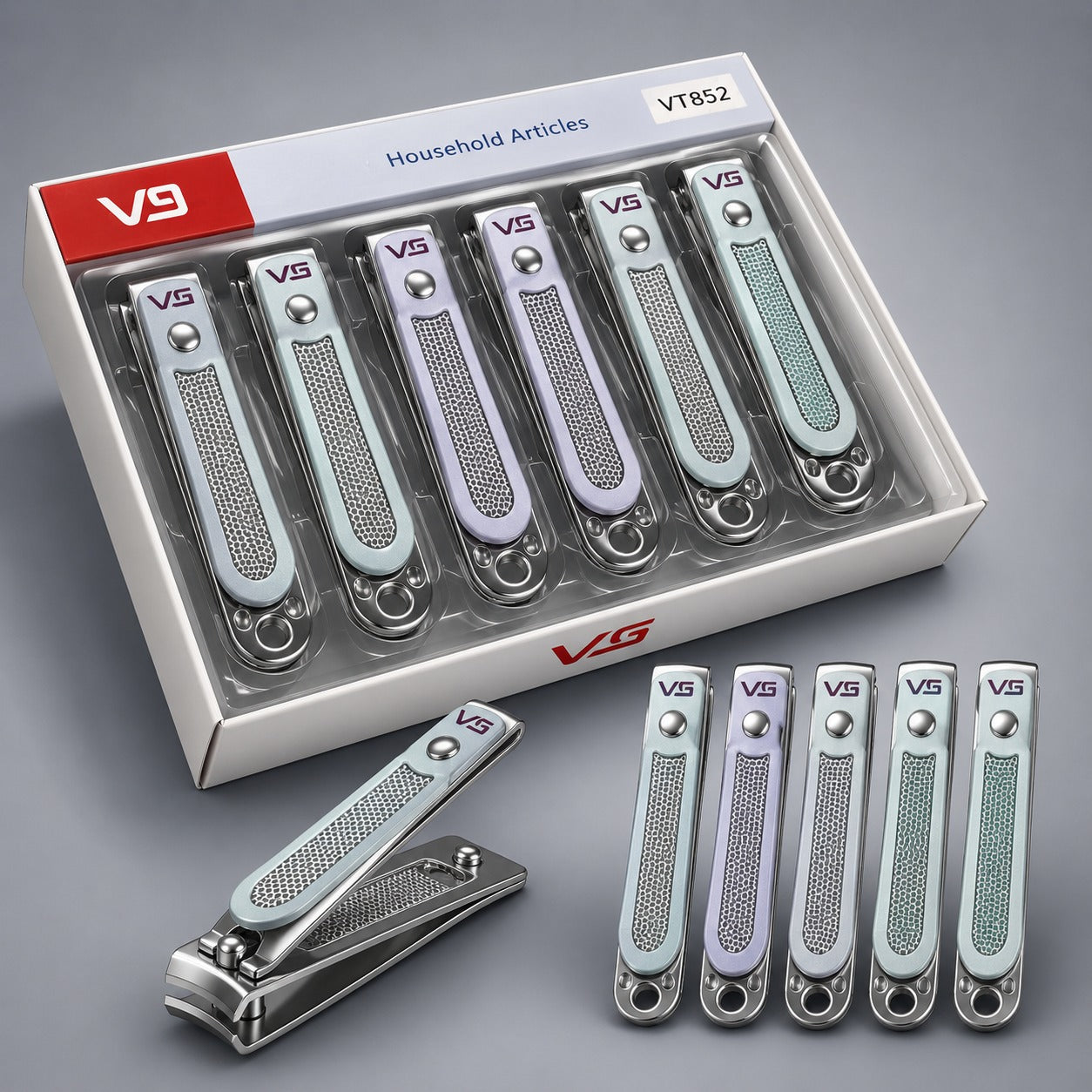 (SC-013) (MOQ: 12 Pcs) Metal Body Nail Cutter – Stainless Steel (₹30 Per Piece)
