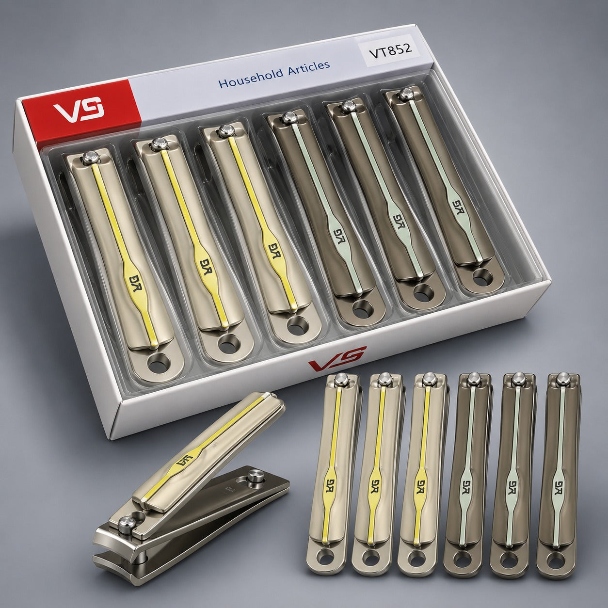 (SC-013) (MOQ: 12 Pcs) Metal Body Nail Cutter – Stainless Steel (₹30 Per Piece)