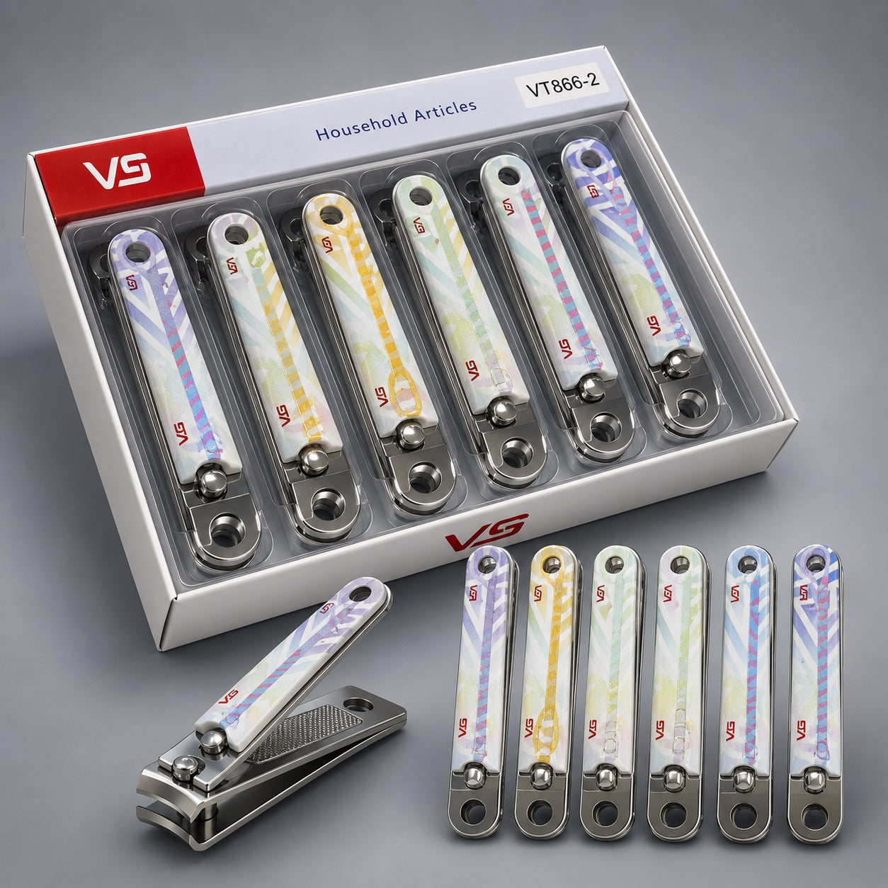 (SC-013) (MOQ: 12 Pcs) Metal Body Nail Cutter – Stainless Steel (₹30 Per Piece)