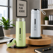 (B-001) (MOQ 4-Piece) Premium Nice Glass Water Bottle - 400 ML