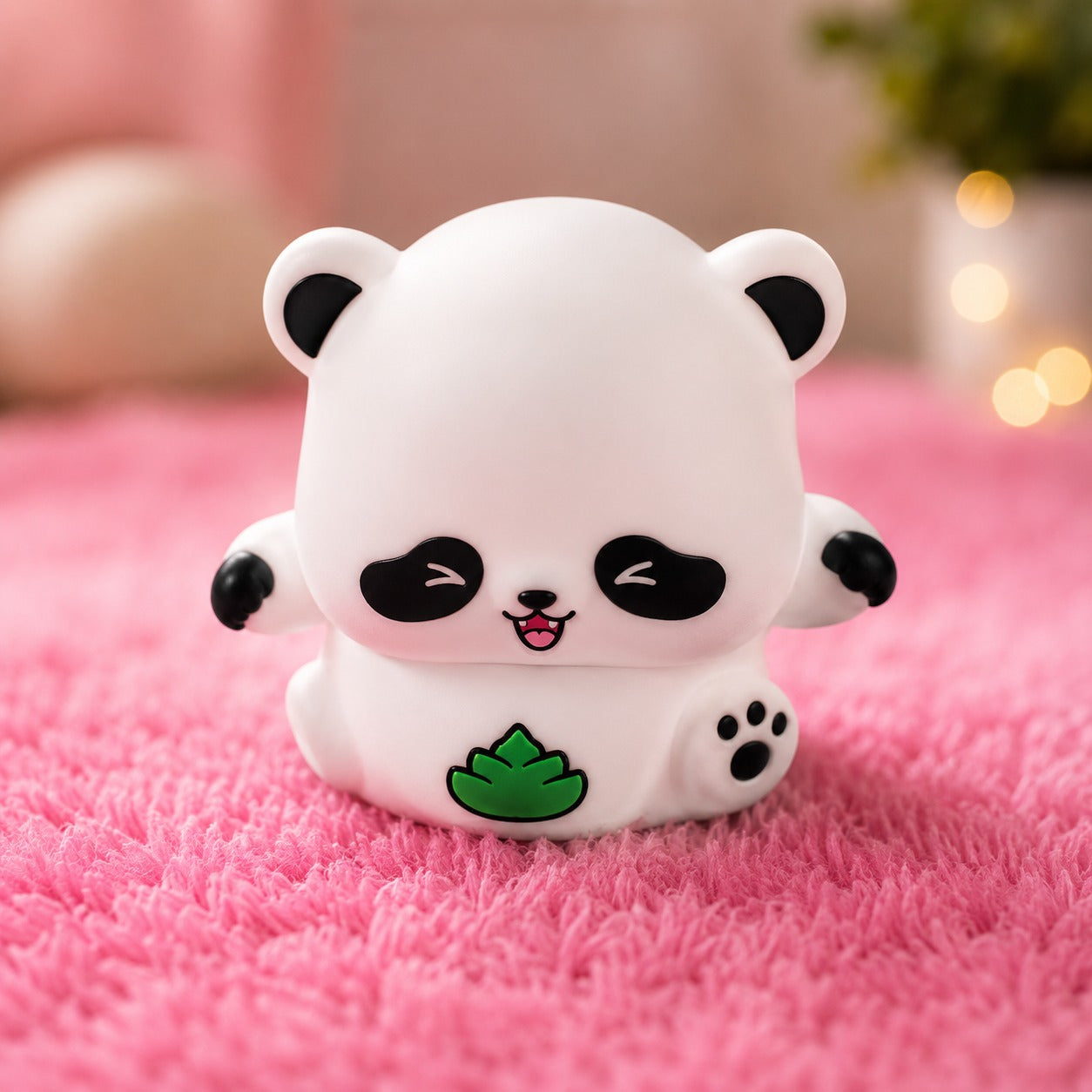 (LI-012 B) (MOQ: 4 Pcs) Cute Panda LED Night Lamp – Mini Cartoon Bedroom Decor Light
