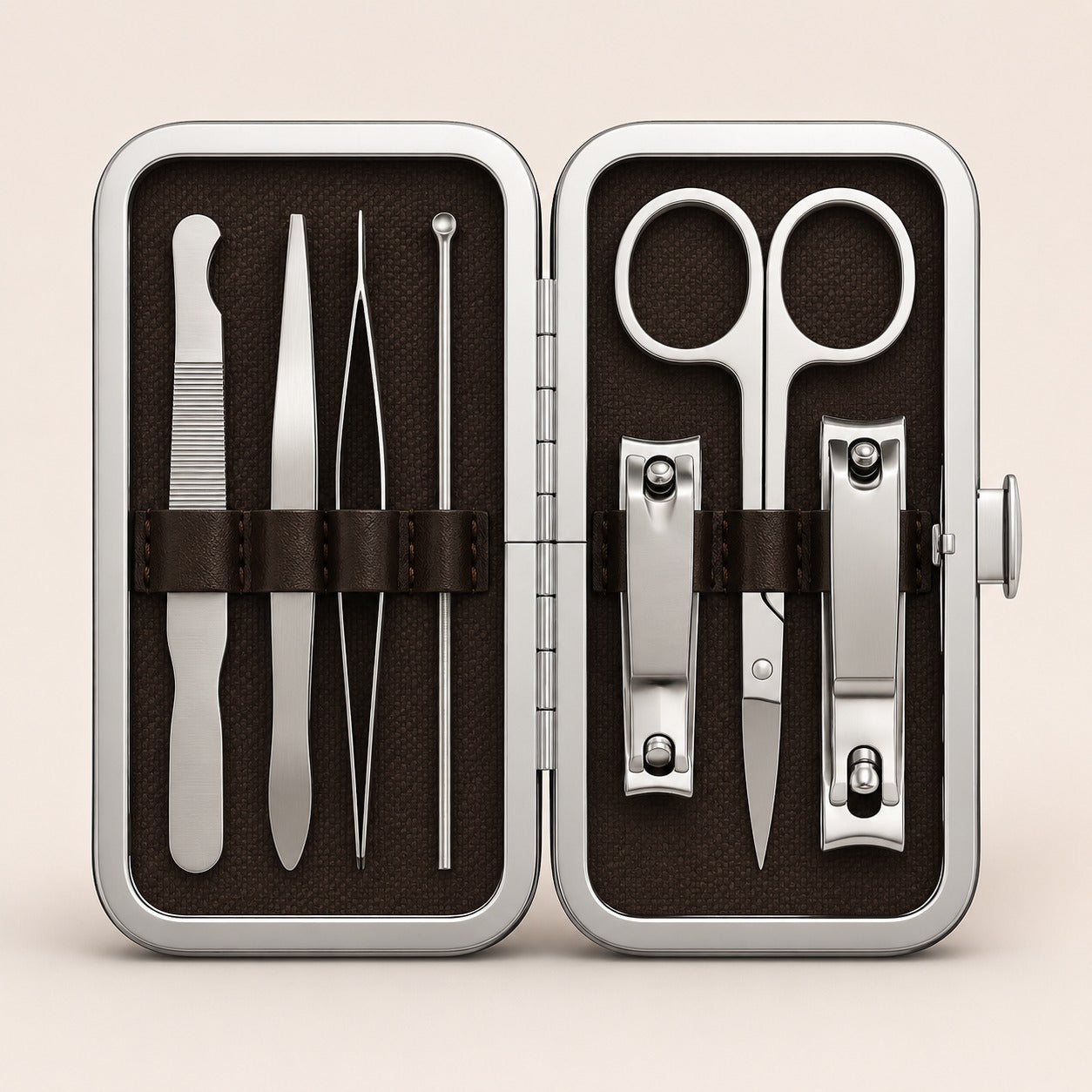 (SC-002) (MOQ 4-Piece) 7-in-1 Manicure Pedicure Kit – Compact Nail Care Set