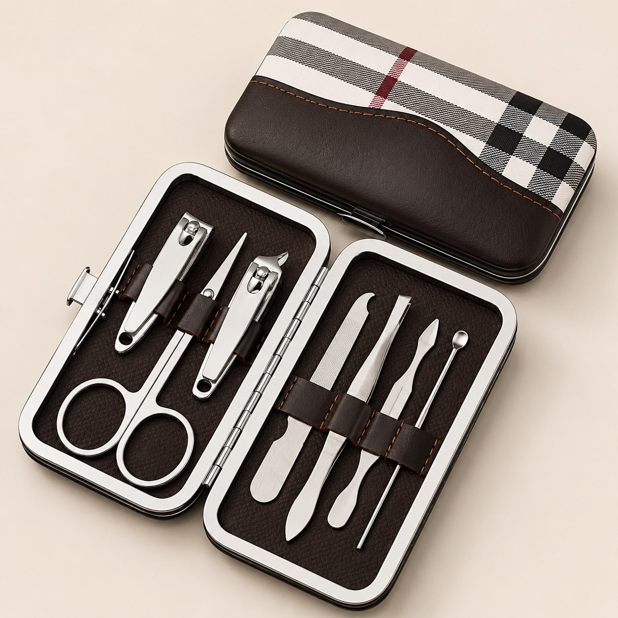 (SC-002) (MOQ 4-Piece) 7-in-1 Manicure Pedicure Kit – Compact Nail Care Set