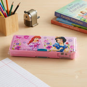 (S-012) (MOQ: 4 Pcs) Multipurpose Magnetic Pencil Box with Dual Sharpener