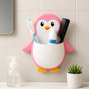 (HL-021) (MOQ: 4 Pcs) Penguin Self-Adhesive Multipurpose Wall Stand