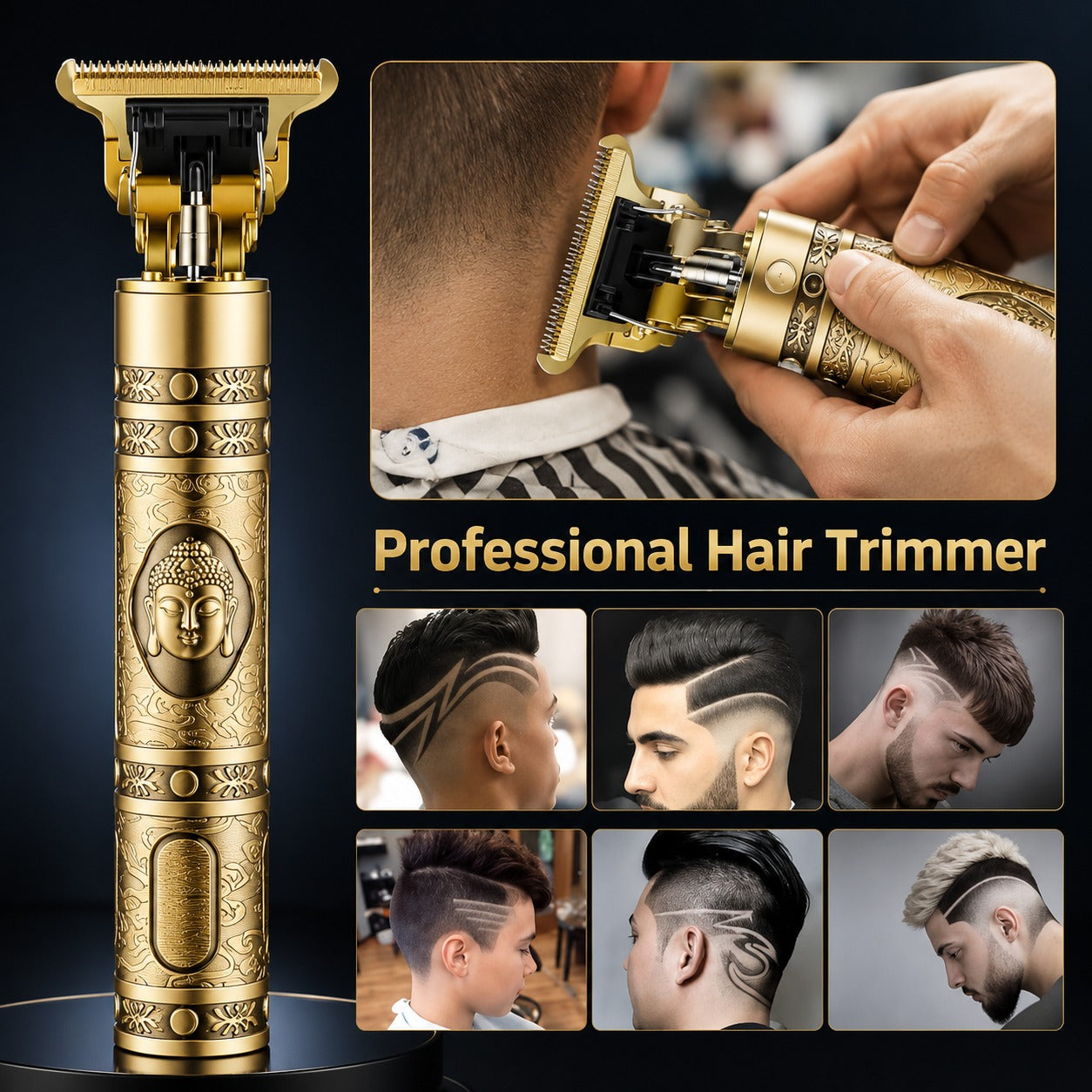 (SC-008) Rechargeable Cordless Trimmer – Portable Grooming & Beard Trimmer