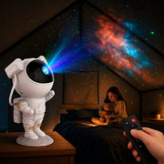 (LI-010) Astronaut Galaxy Projector Night Light – LED Lamp, Remote & 360° Rotation