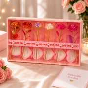 (G-003) Rose Love Gift Set with Heart Message – Romantic Gift Box