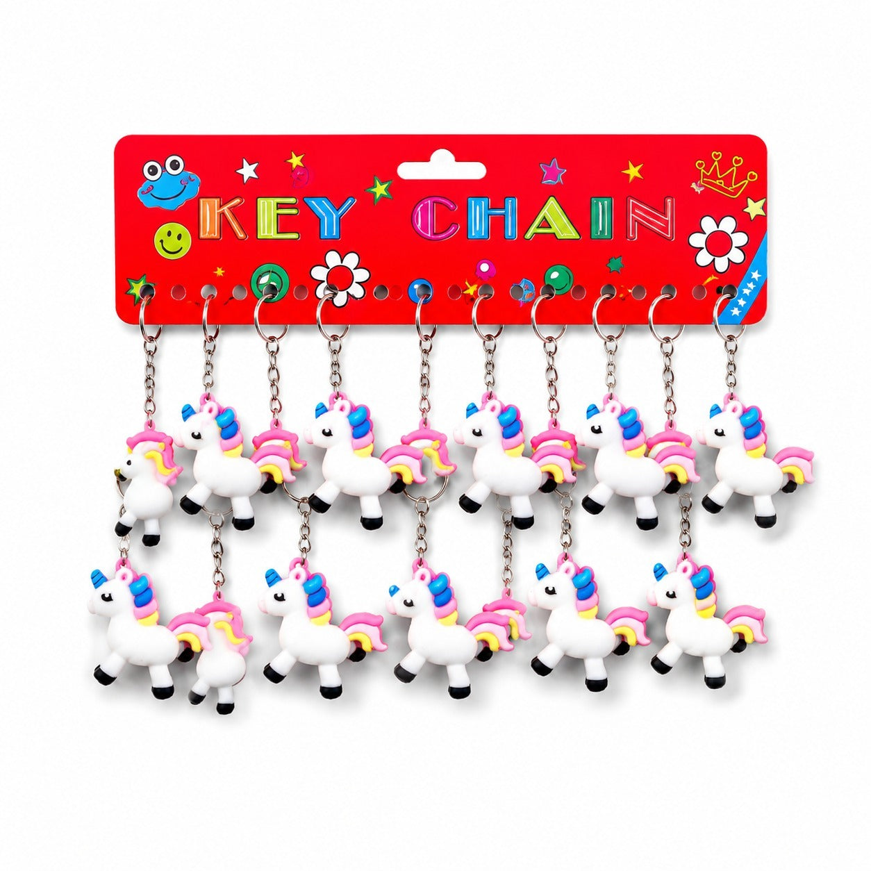 (KC-007)  (Pack Of 12) Funky Figure Keychain – Stylish Character for Bags & Keys