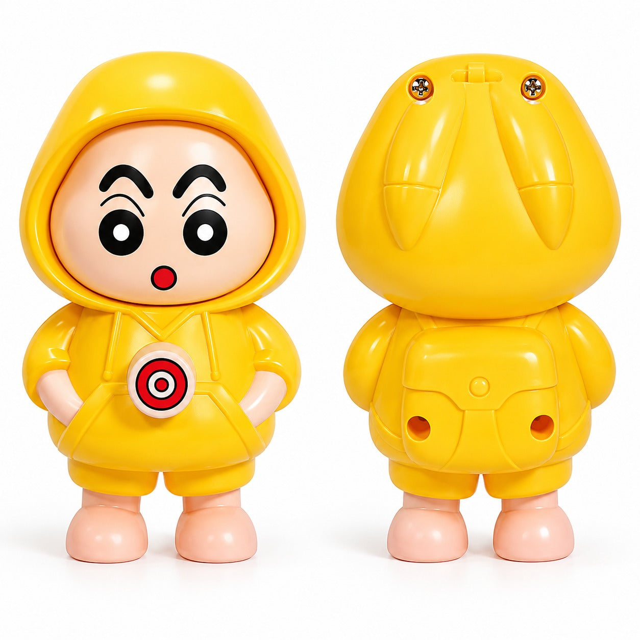 (KC-004) (MOQ: 4 Pcs) Celwaly Shinchan 3D Face-Flip Keychain