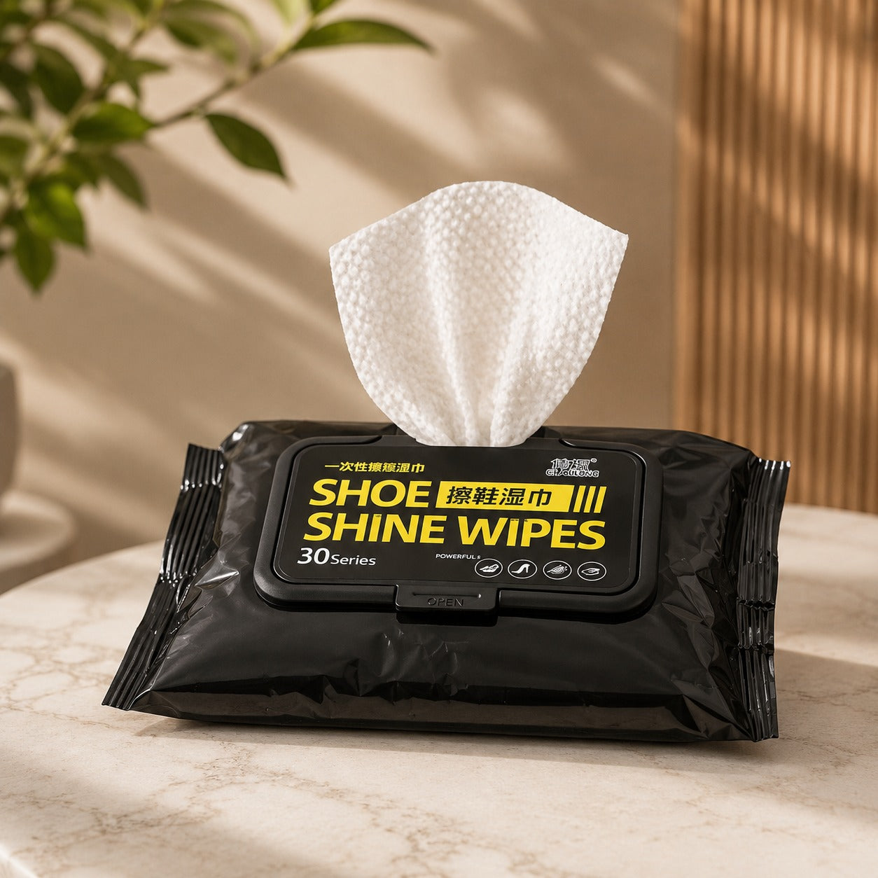 (SC-015) (MOQ: 4 Pcs) Natural Shoe Cleaning Wipes – Disposable Wipes