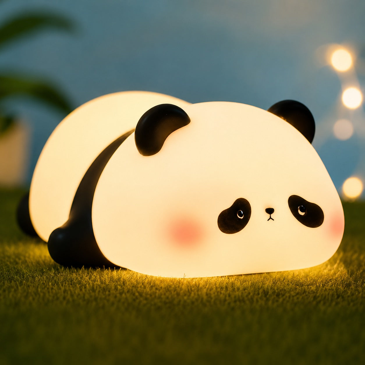 (LI-013) Rechargeable Silicone Panda Night Light – Cute LED Sleeping Lamp