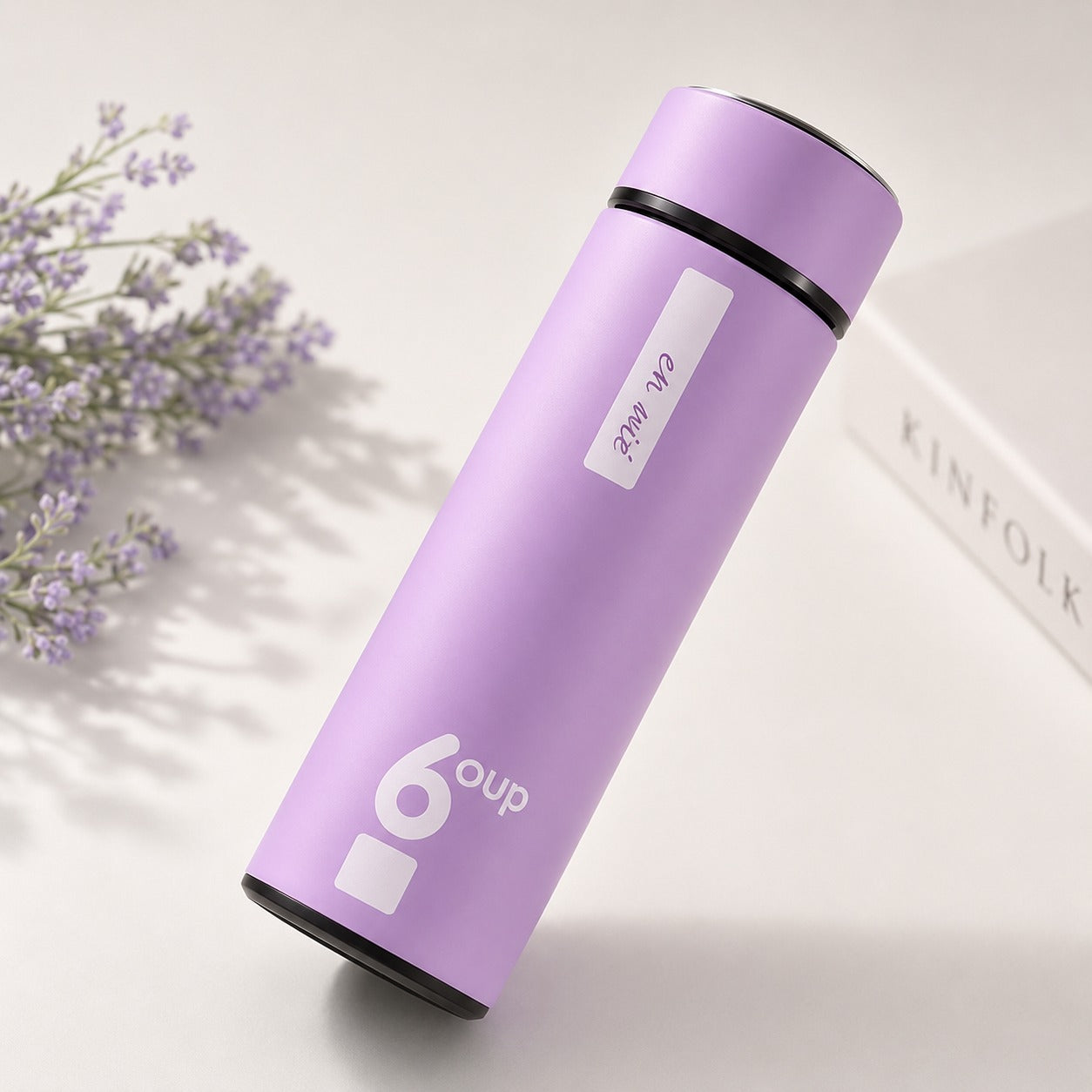 (B-006) (MOQ: 4 Pcs) Smart 6 Cup 450ml Glass Water Bottle with Silicone Sleeve