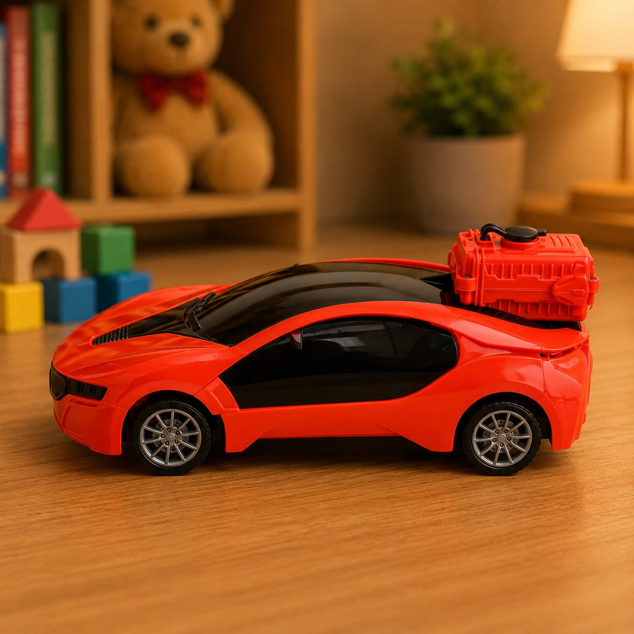 (T-022) Four Wheel Remote Control Racing Car for Kids & Indoor Outdoor Play