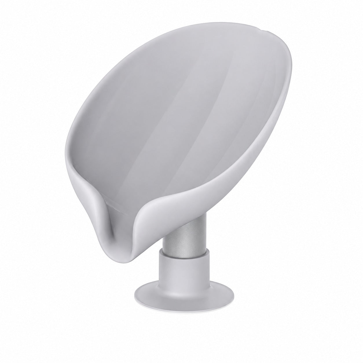 (HL-015) (MOQ : 4 Pcs) Leaf-Shaped Soap Holder Tray with Auto Drain