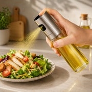 (K-010) (MOQ: 4 Pcs) Premium Oil Sprayer Bottle 100ml – Food Grade Kitchen Oil Spray