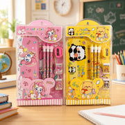 (S-004) (MOQ: 12 Pc) Kids Stationery Set – Unicorn & Space Theme (6-Piece Set)