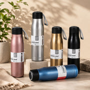 (B-010) Stainless Steel Hot & Cold 550ml  Double Wall Flask with Strap
