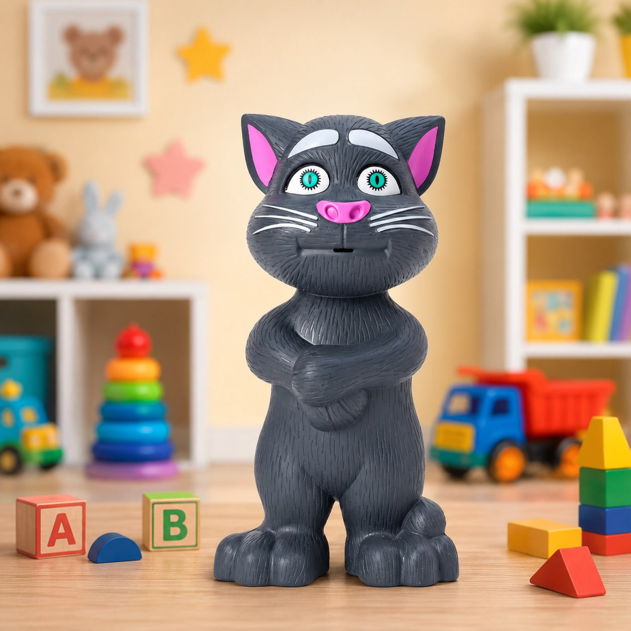 (T-026) Talking Tom Toy – Mimicry Talking Cat with Voice Repeating
