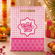 (R-025) (MOQ: 30 Pcs) Thank You Printed Return Gift Bags with Handle
