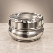 (R44) (MOQ-4 Pcs) Stainless Steel Round Lunch Box – Leak-Resistant Food Container