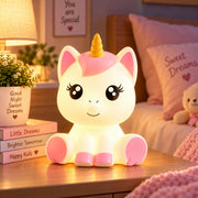 (LI29) (MOQ: 4 Pcs) Mini Unicorn Lamp (Small Size) - Warm Yellow LED Night Light
