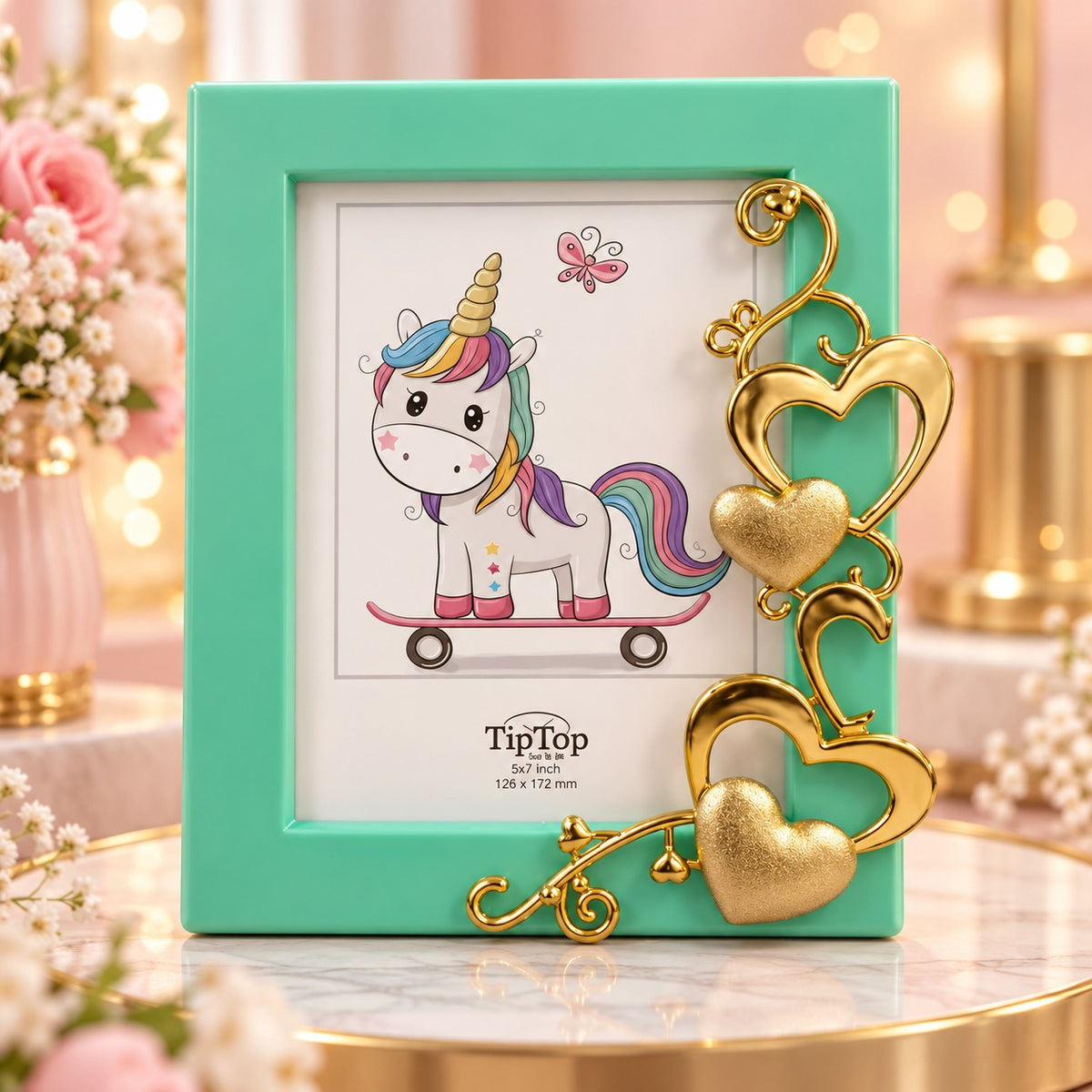 (G58) Decorative Photo Frame in Multiple Designs for Home and Gifting (5 × 7 inch)