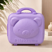 (BA10) Vanity Box Hard Shell Cosmetic Travel Suitcase - Portable Travel Organizer Case