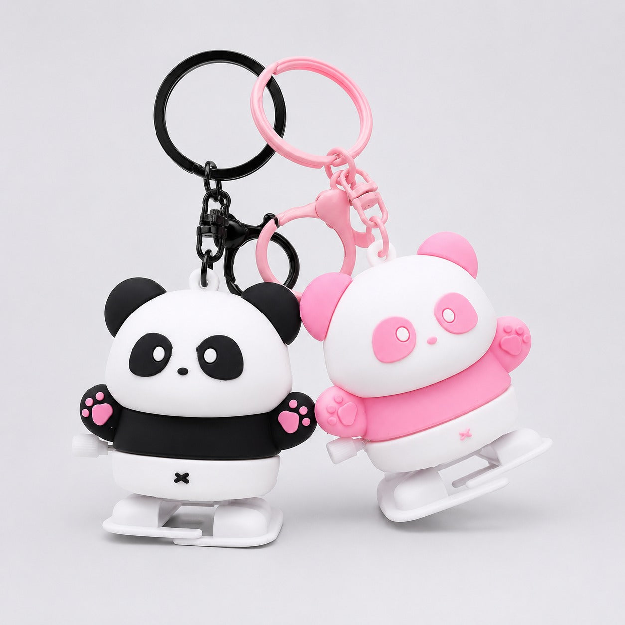 (KC-014) Cartoon Character Walking Toy Keychain – Moving Key Holder