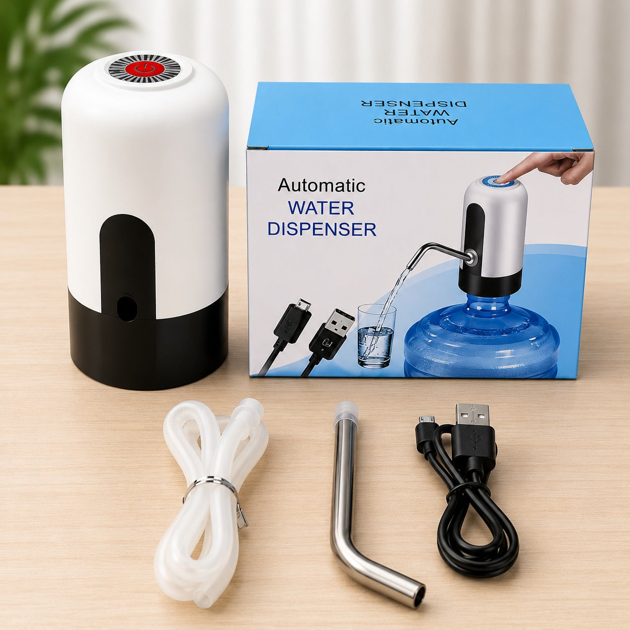 (HL-025) Automatic USB Rechargeable Water Dispenser Pump for Water Cans