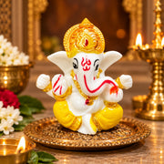 (G56) (MOQ: 2 Pcs) Ganesh Idol Showpiece – Elegant Decor for Home and Pooja Decor
