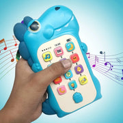 (T61) Dinosaur Musical Toy Phone for Babies  – Early Educational Musical Phone with Light & Sound Effects for birthday