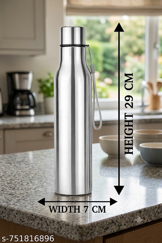 (B49) Sports Stainless Steel 1000ML Water Bottle – Vacuum Insulated Hot & Cold Flask