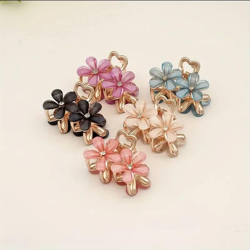 (WA-005) Flower Claw for Women - Korean clip (One Piece 22.Rs ) Pack of 12 - 264.Rs