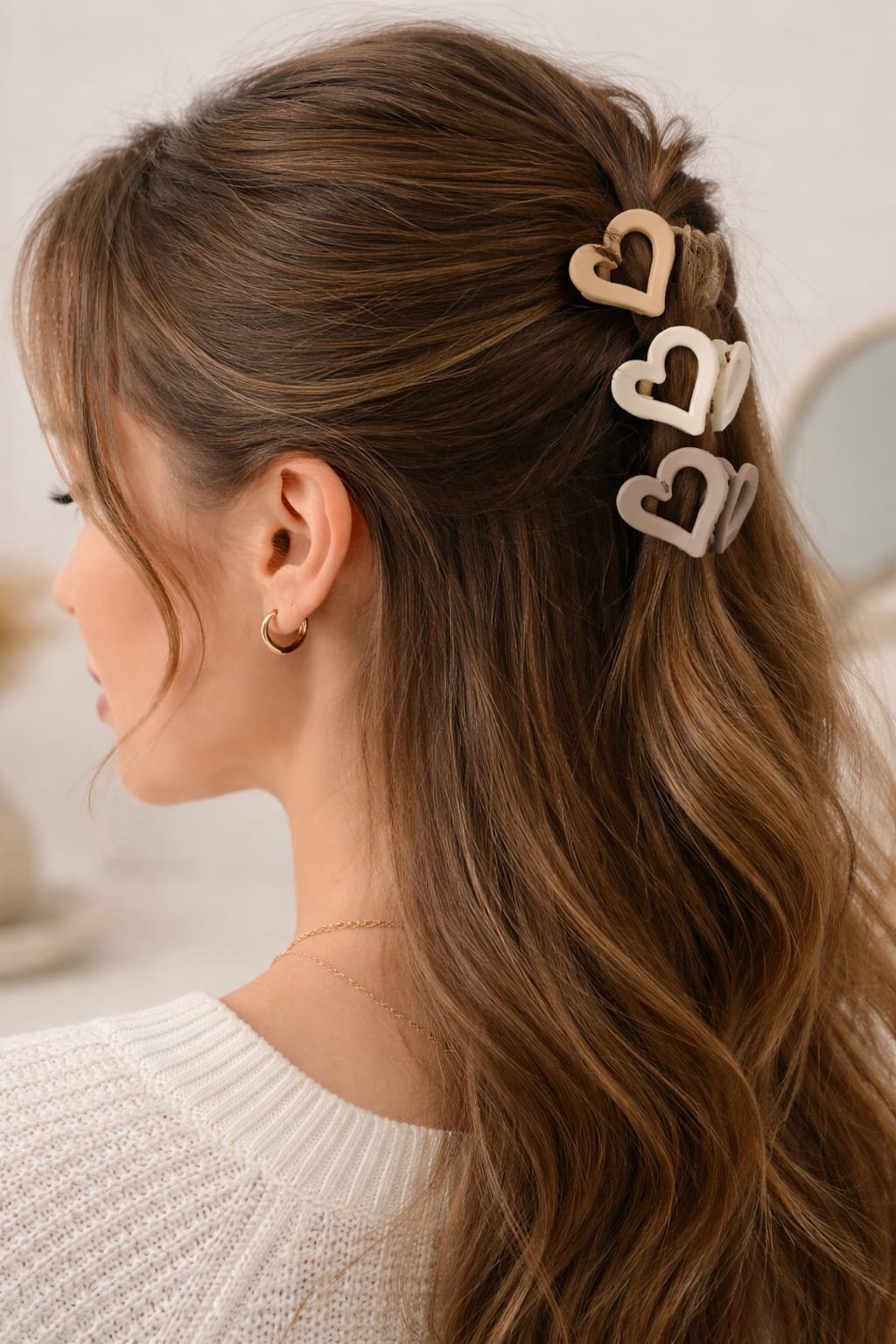 (WA-021) Mini Hair Claw Clips Pack – Assorted Colors (₹5 Per Piece | Pack of 24 – ₹110)